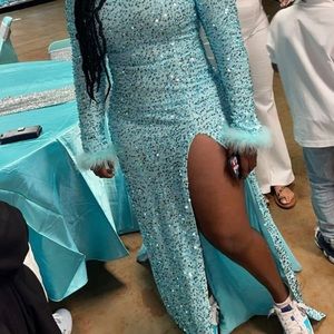 Turquoise dress size xl